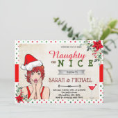 Noël vacances vilain ou belle invitation (Debout devant)