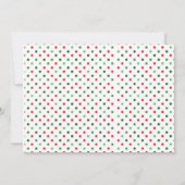 Noël vacances vilain ou belle invitation (Dos)