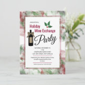 Noël Vacances Vins Invitation de la fête (Debout devant)