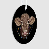 Noël Vache Luminaire Ferme Fermier Noël (devant)