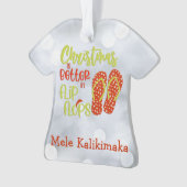 Noël vaut mieux en tongs (devant)