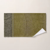 Noël Vert et Blanc Luxueux (Serviette à main)