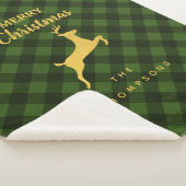 Noel vert et noir Buffalo Plaid Deer (3/4)