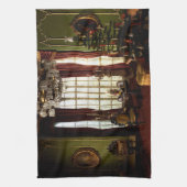 Noël victorien - Serviette de cuisine (Vertical)