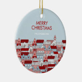 Noël Village Vacances Ornement en céramique (Droite)
