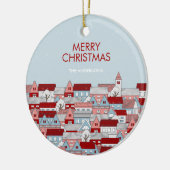 Noël Village Vacances Ornement en céramique (Gauche)