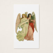 Noël vintage, ange victorien antique découpé (Devant)