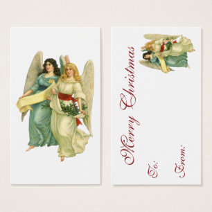 Noël vintage, anges victoriens angéliques