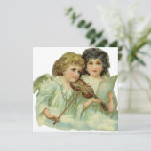 Noël Vintage, Anges Victoriens Invitation (Debout devant)