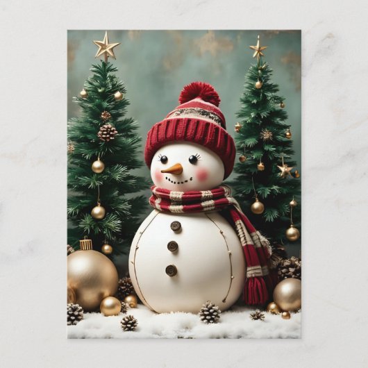 Noël Vintage - Carte de vacances (Devant)