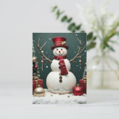 Noël Vintage - Carte de vacances  (Debout devant)