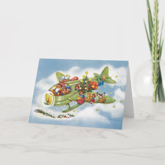 Noël Vintage, Cartes faciles à Customiser (Devant)