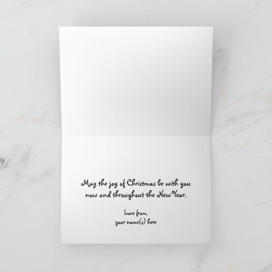 Noël Vintage, Cartes faciles à Customiser (Intérieur)