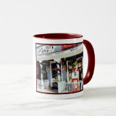 'Noël Vintage d'Amérique' Grosse Mug (Devant droit)