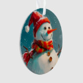 Noël Vintage du gentil Snowman (devant)