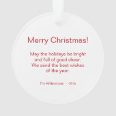 Noël Vintage du gentil Snowman (dos)