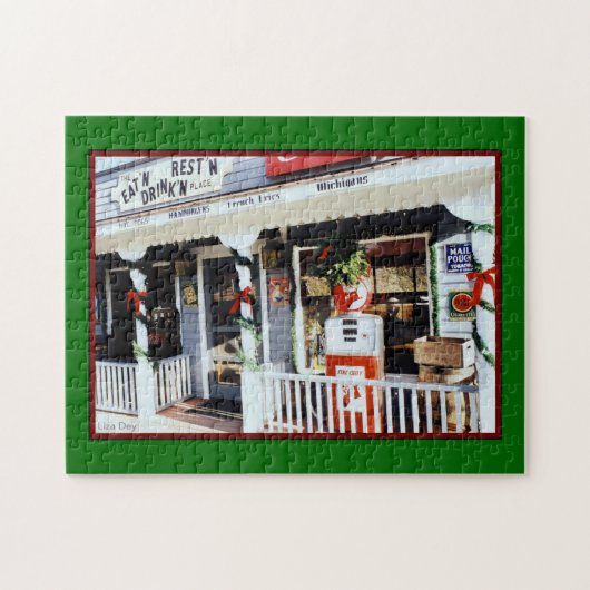 'Noël Vintage en Amérique' Jigsaw Puzzle (Horizontal)