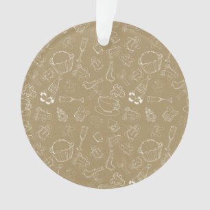 Noël vintage Gingerbread Man et père Noël