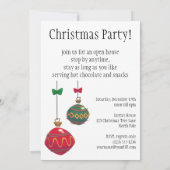Noël vintage, invitation joyeuse du Père Noël (Dos)