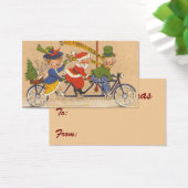 Noël vintage, Père Noël à vélo (Bureau)