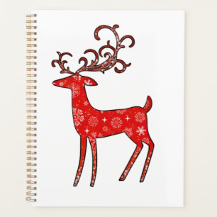 Noël Vintage Red Reindeer pour les vacances T-