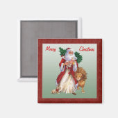 Noël Vintage, Saint Nicolas Magnet (Recto/Verso)