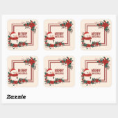 Noël vintage Snowman | Sticker (Feuille)