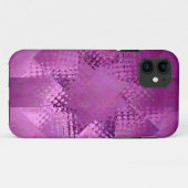 Noël violet demi-ton étoile iphone 5 coque (Dos (Horizontal))