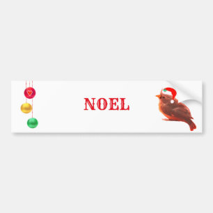 Noel vogel bumpersticker