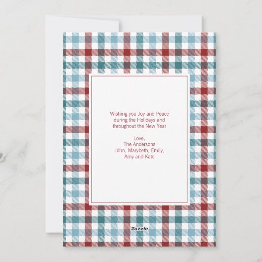 Noël Words Carte de vacances (Dos)