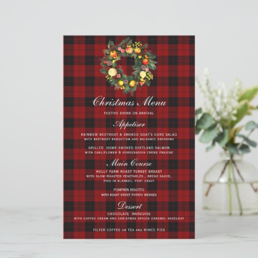 NOËL WREATT | MENU NOËL (Debout devant)