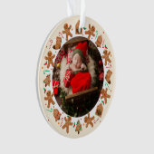 Noël xmas ontbijtkoek met foto's ornament (voorkant)