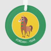 Noël Zora le cheval (dos)