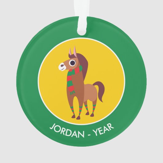 Noël Zora le cheval (dos)