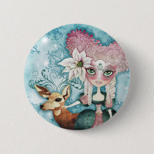 Noelle's Winter Magic Ronde Button 5,7 Cm