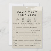 Noem dat baby nummer Rustic minimal baby shower sp Kaart (Voorkant)