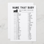 Noem dat Baby shower spel, baby dieren matching Kaart (Voorkant / Achterkant)