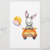 Noem dat liedje baby bunny baby shower game (Achterkant)