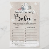 Noem dat liedje baby shower game (Voorkant)