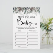 Noem dat liedje baby shower game (Staand voorkant)