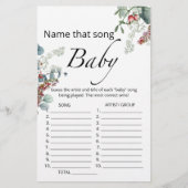 Noem dat liedje baby shower game (Voorkant)
