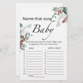 Noem dat liedje baby shower game (Voorkant / Achterkant)