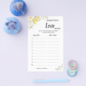 Noem dat liefdesliedje citroenen & rozen douche sp flyer (Enkel)