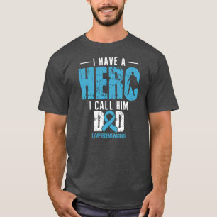 Noem hem vader lymfoedeem bewustzijn ondersteuner t-shirt
