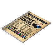 "Noem het Comics Lawyers" Notitieboek (Linkerzijde)