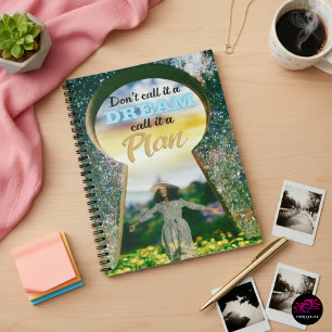 Noem het geen dromen noemen het een plan notitieboek