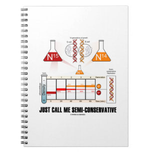 Noem me alleen maar semi-conservatieve DNA-replica Notitieboek