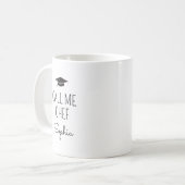 Noem Me Chef Gepersonaliseerde Naam Koffiemok (Voorkant links)