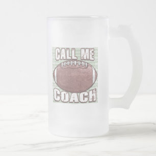 Noem me Coach Football Gear Matglas Bierpul