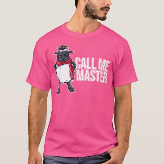 Noem me een Afstuderen schaap T-shirt (Voorkant)